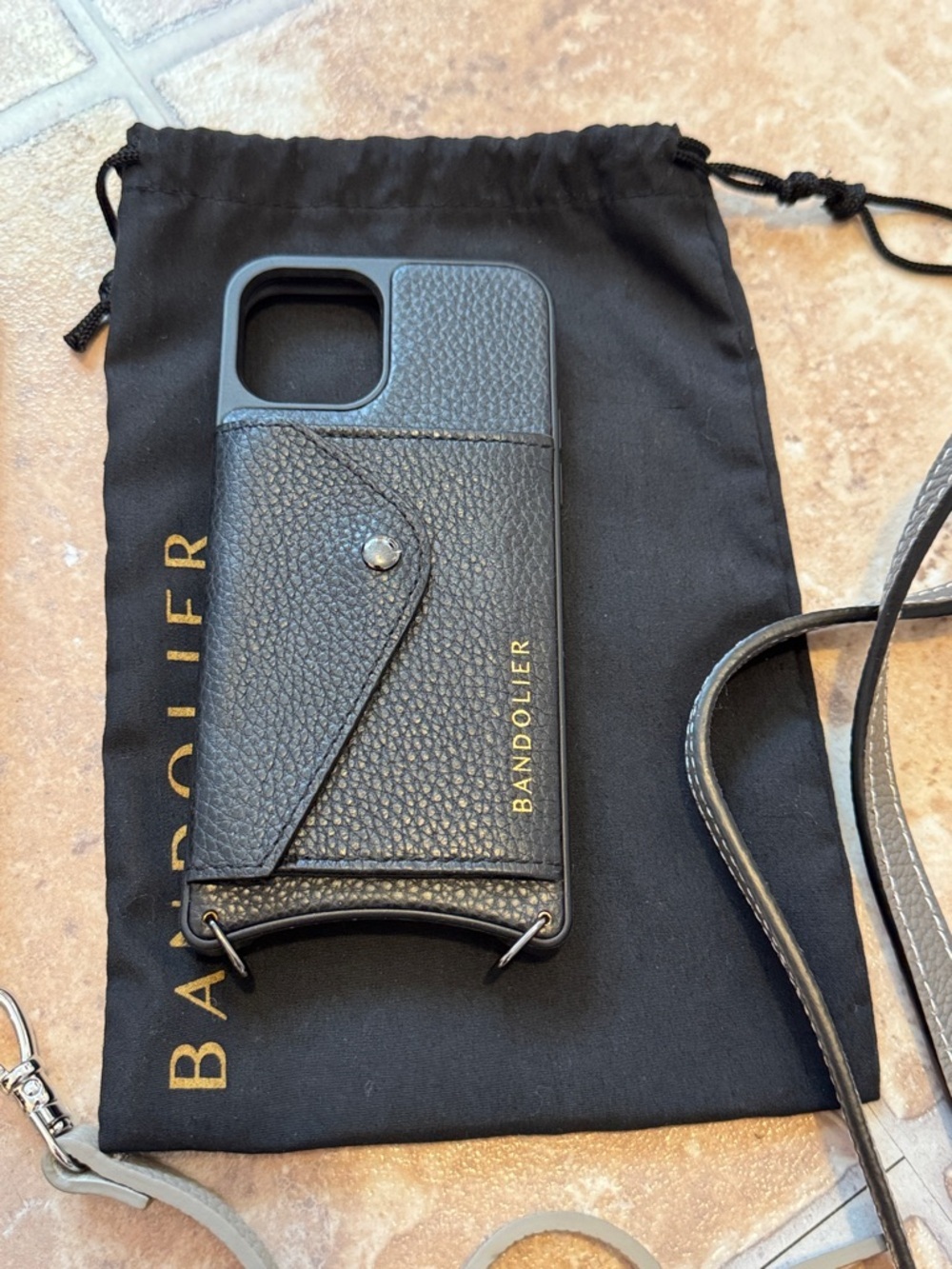 BANDOLIER BUNDLE SET AUTHENTIC BLACK GRAY CASES BAGS STRAPS 7 PIECES LIKE NEW! - Picture 5 of 16